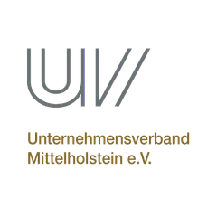 Logo vom Unternehmensverband Mittelholstein (UV)